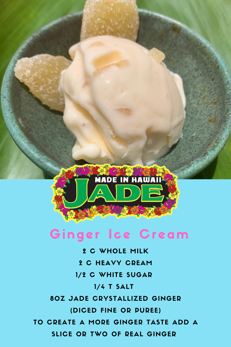 Crystallized Ginger (see DIY recipe for Ginger Ice Cream) - Jade Food Products Inc