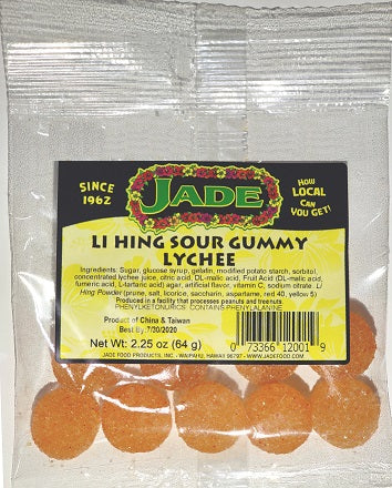 JADE Li Hing Sour Lychee (M) - Jade Food Products Inc