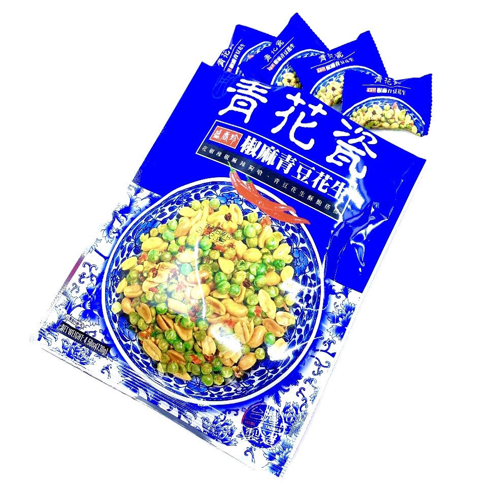Spicy Green Peas & Peanuts