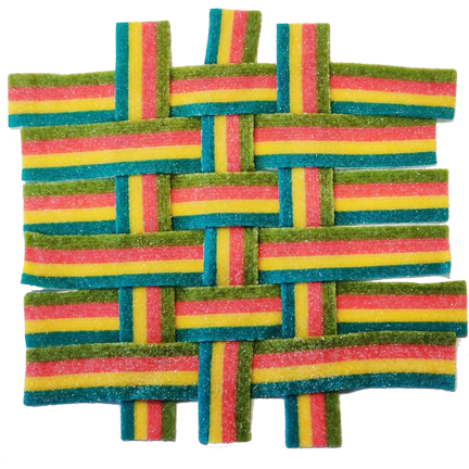 JADE Li Hing Rainbow Belt (M) - Jade Food Products Inc 