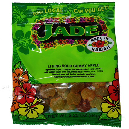 JADE Li Hing Sour Apples (M) - Jade Food Products Inc 