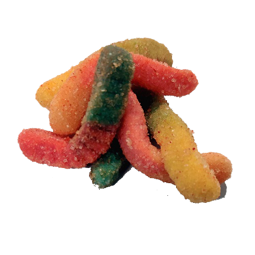 JADE Li Hing Sour Gummy Worms (M) - Jade Food Products Inc 